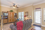 Terrace level living area at 1691 Andrews Mill Road, Tallassee, AL-Lake Martin ALWaterfront homes for sale. Professional photos and tour by Go2REasssistant.com