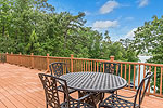 Alfresco dining with a view at 219 Ridgeview Point, The Ridge on Lake Martin, Alexander City, AL 