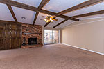 Large Den with fireplace and vaulted ceiling at 433 Countydowns, Montgomery, AL. I Shoot Houses...Professional photos and tour by Go2REasssistant.com