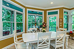 Breakfast Nook overlooking lake at 467 Windy Wood in Windermere West, AL. Professional photos and tour by Go2REasssistant.com