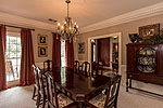 Formal Dining Room with lake view at 6202 Henley Way in Henley Hedge, Montgomery, AL. Professional photos and tour by Go2REasssistant.com