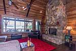 Grand Greatroom with stone fireplace at 84 Ridge Point in The Ridge, Lake Martin - Alexander City,  AL. I Shoot Houses... photos and tour by Go2REasssistant.com