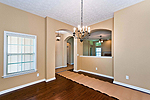 Dining Room of Westminster-Laurel-St Joe Floor Plan, Lowder New Homes, Montgomery, AL. Professional photos and tour by Go2REasssistant.com